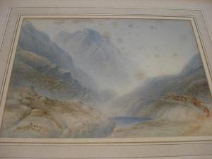 ROBINS Thomas Sewell 1810-1880,The Matterhorn, with figure herdingcattle,Bonhams GB 2011-01-05