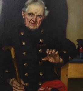 ROBINSON A. L. 1800-1900,Portrait of a Chelsea Pensioner,1894,Gorringes GB 2023-07-03