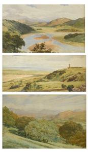 ROBINSON Edward W 1824-1883,Three views of Muncaster,1871,Cheffins GB 2024-01-11