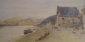 ROBINSON Edward W 1824-1883,View of The Moselle, Near Cardon,1875,Wright Marshall GB 2017-01-31