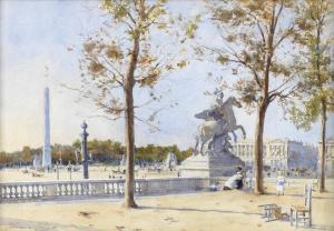 ROBINSON Florence Vincent 1874-1937,Place de la Concorde,Bellmans Fine Art Auctioneers GB 2023-10-10