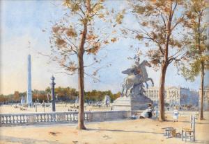 ROBINSON Florence Vincent 1874-1937,Place de la Concorde,Bonhams GB 2023-09-28
