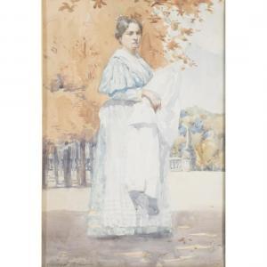 ROBINSON Florence Vincent 1874-1937,Portrait of Woman,MICHAANS'S AUCTIONS US 2023-07-14