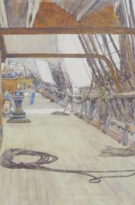 ROBINSON Gregory 1876-1967,Ships deck,Great Western GB 2022-06-01