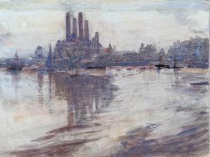 ROBINSON Gregory 1876-1967,Thames at Battersea,Mallams GB 2023-02-19