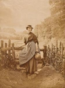 ROBINSON Henry Peach 1830-1901,Waiting at the Stile,1871,Bloomsbury London GB 2010-05-19