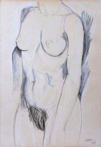 ROBINSON HILARY,Nude study,1981,Mallams GB 2015-09-21