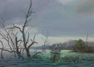 ROBINSON James 1944-2015,Untitled (Fisherman),Dallas Auction US 2021-09-08