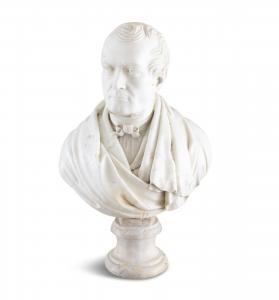 ROBINSON Joseph 1900-1900,Bust of a Gentleman,1865,Adams IE 2021-09-07