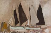 ROBINSON Markey John 1918-1999,Figures and Boats,Morgan O'Driscoll IE 2012-04-30