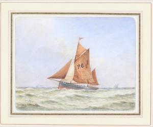 ROBINSON T 1800-1900,sailing boats at sea,Ewbank Auctions GB 2020-03-19