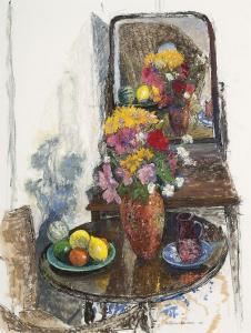 ROBINSON William Francis 1936,Still Life with Byzanta Vase,2012,Menzies Art Brands AU 2014-07-24