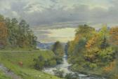 ROBINSON William T 1852-1934,River landscape,Burstow and Hewett GB 2014-03-26