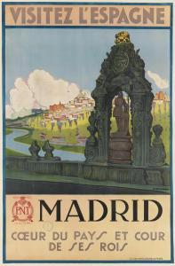 ROBLEDANO TORRES JOSE 1884,VISITEZ L'ESPAGNE / MADRID,1930,Swann Galleries US 2018-10-25