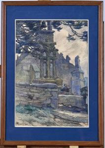 ROBLIN Paul 1883-1954,Bretonne dans l\’enclos,Adjug'art FR 2019-07-21