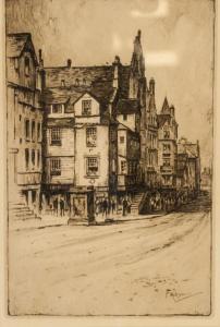 ROBSON Featherstone 1880-1936,John Knox's House - Edinboro,888auctions CA 2018-06-07