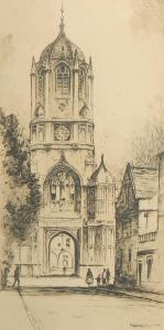 ROBSON Featherstone 1880-1936,view in Oxford,John Nicholson GB 2022-11-20