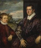 Robusti Domenico 1560-1635,DOUBLE PORTRAIT OF A NOBLEMAN AND A BOY, PROBABLY ,Sotheby's 2019-01-31