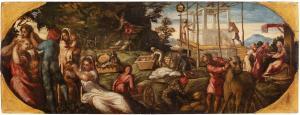 Robusti Jacopo 1518-1594,Erezione del vitello d'oro,Wannenes Art Auctions IT 2024-03-05