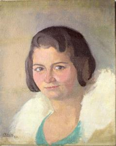 ROCA J,Retrato de mujer,1928,Bonanova ES 2012-03-15