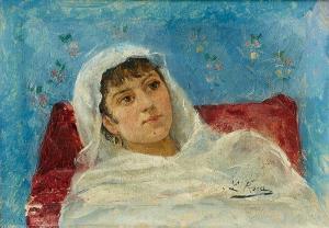 ROCA Leopoldo 1857-1934,Retrato de dama,Alcala ES 2017-12-13