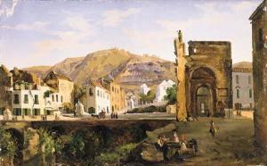 ROCCO Filippo 1838-1880,Sorrento, Piazza Tasso,Christie's GB 2001-06-04