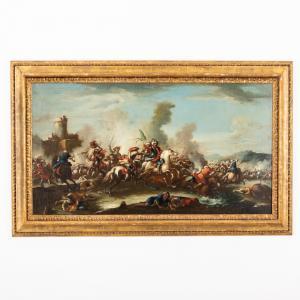 ROCCO Giovanni Luigi,Battaglia tra cavallerie turche e cristiane,Wannenes Art Auctions 2022-12-16
