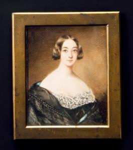 ROCHARD DE NANTES Simon Jacques 1788-1872,Portrait de jeune femme en buste vers,Binoche et Giquello 2014-11-26