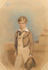 ROCHARD Francois Theodore 1798-1858,Barry Maxwell Close (1828/9-1873), wearingbrown ,1839,Sotheby's 2008-05-21