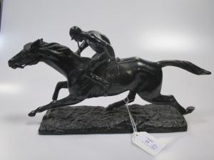 ROCHARD Irenee 1906-1984,Horse and jockey,Cheffins GB 2018-06-28