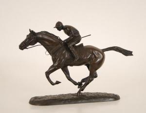ROCHARD J,Jockey à cheval au galop,Brussels Art Auction BE 2018-06-05
