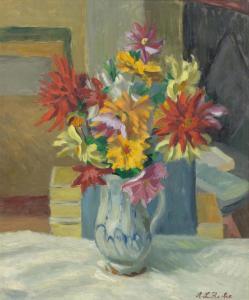 ROCHE Alexis Louis 1891-1961,Still life of flowers,Galerie Koller CH 2016-06-23