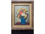 ROCHE Marcel 1890-1959,Nature morte au bouquet,Hardiviller-Cacheux FR 2008-09-27