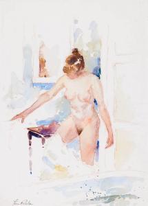 ROCHE Tom 1940,NUDE STUDY,Whyte's IE 2023-07-10