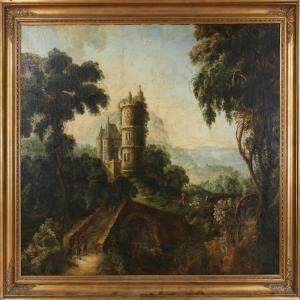 ROCHETTE E,Romantic landscape,1750,Bruun Rasmussen DK 2009-09-14