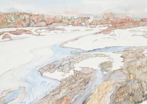 ROCKETT Adeline 1929,Untitled - Spring Thaw Melting,1983,Levis CA 2023-03-11