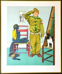 ROCKWELL Norman Perceval 1894-1978,Can't wait,Tennant's GB 2017-05-26