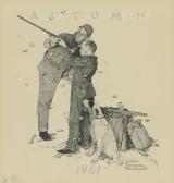 ROCKWELL Norman Perceval 1894-1978,FATHER AND BOY: HUNTING,1961,Sotheby's GB 2012-11-29