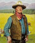 ROCKWELL Norman Perceval 1894-1978,John Wayne,Jackson Hole US 2018-09-15