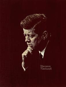 ROCKWELL Norman Perceval 1894-1978,Portrait of John F. Kennedy,1963,Christie's GB 2024-04-18