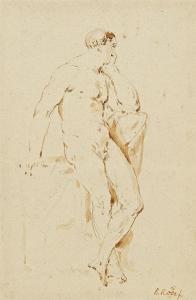 RODE Christian Bernhard 1725-1797,A Male Nude,Lempertz DE 2018-05-16