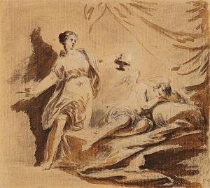 RODE Christian Bernhard 1725-1797,Cupid and Psyche,Lempertz DE 2018-05-16