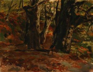 RODE Gotfred 1862-1937,View from a forest,1891,Bruun Rasmussen DK 2018-08-20