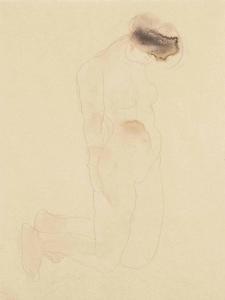 RODIN AUGUSTE 1840-1917,Femme nue agenouillée vers la droite,Christie's GB 2013-04-11