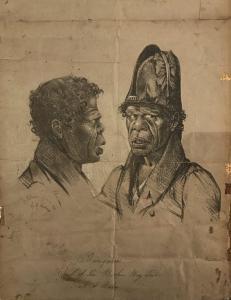 RODIUS Charles 1802-1860,Bungaree, Chief of the Broken Bay Tribe N.S. Wales,1830,Shapiro 2022-06-07