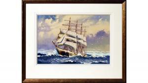 RODMELL Harry Hudson 1896-1984,A ship under full sail,Anderson & Garland GB 2023-04-27