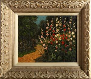 RODOWICZ Leonard 1898-1981,Landscape with Flowers,1940,Ro Gallery US 2022-09-13