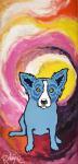 RODRIGUE George 1944-2013,Blue Dog Super Nova,1970,Simpson Galleries US 2019-09-21