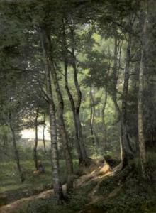 RODRIGUES HENRIQUEZ Georges 1830-1885,La forêt de Marly-le-Roi,1877,Mercier & Cie FR 2009-06-07