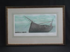 RODRIGUEZ J.T 1900-1900,A beached fishing boat,Peter Francis GB 2014-01-28